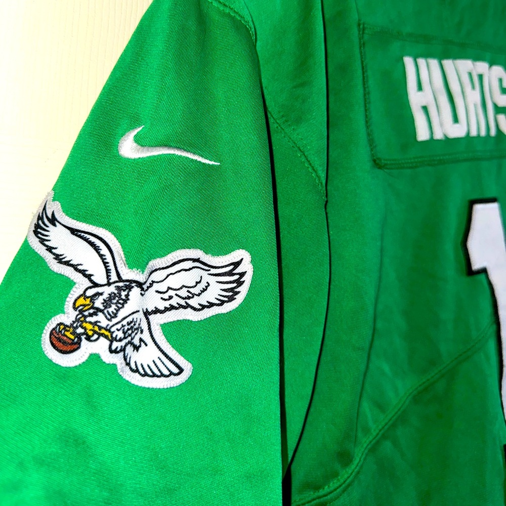 Philadelphia Eagles Kelly Green Jersey / Jalen Hurts